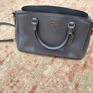 Dusty Blue Coach Purse